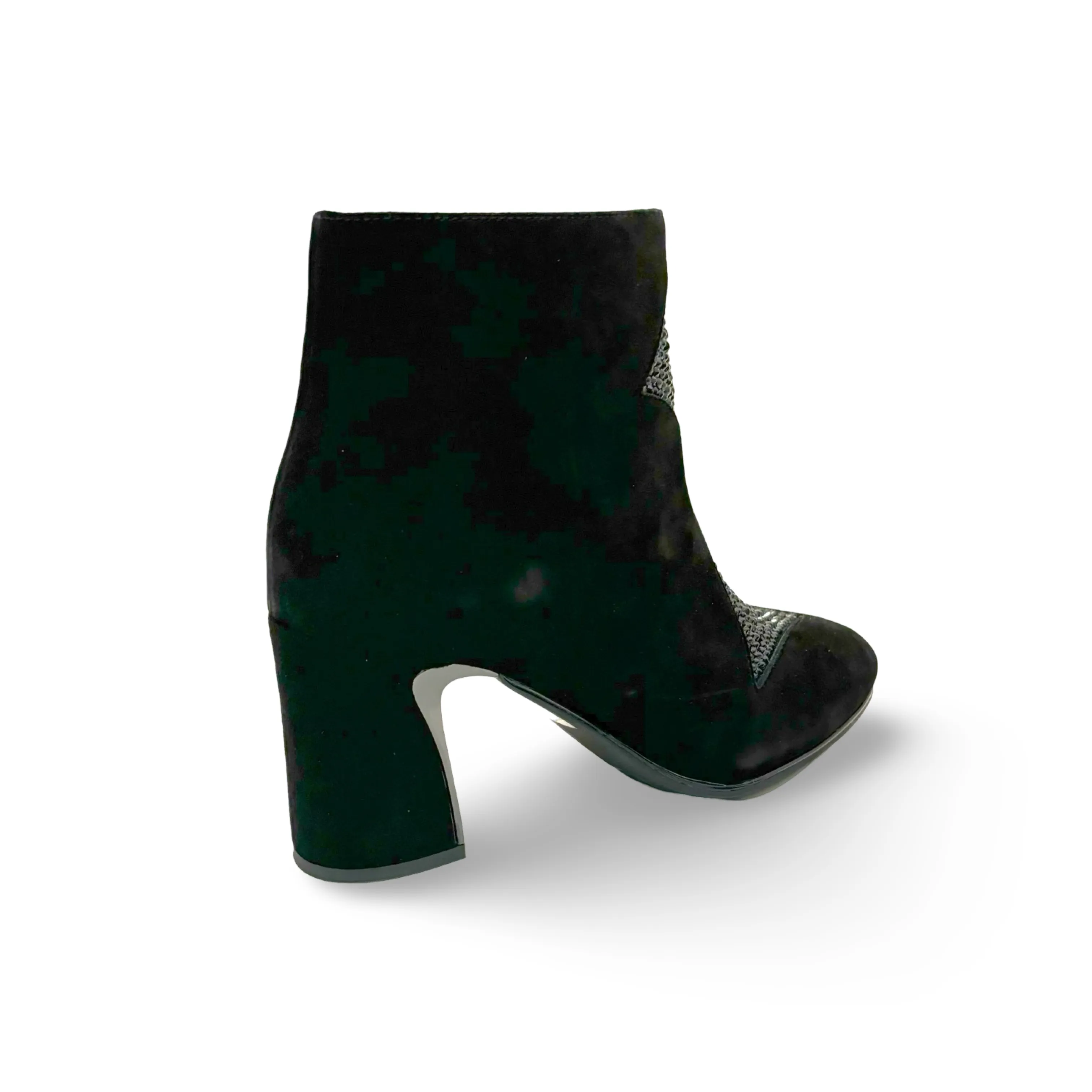 Kazou Black Suede/Jewel Boot