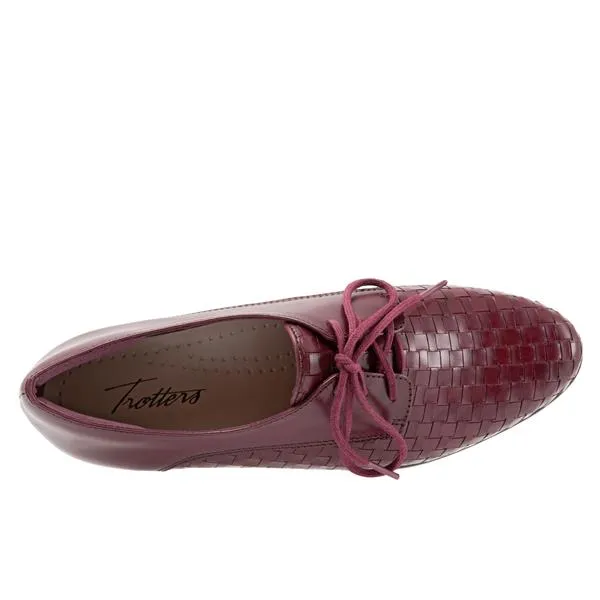 Lizzie Black Cherry Lace up Shoes