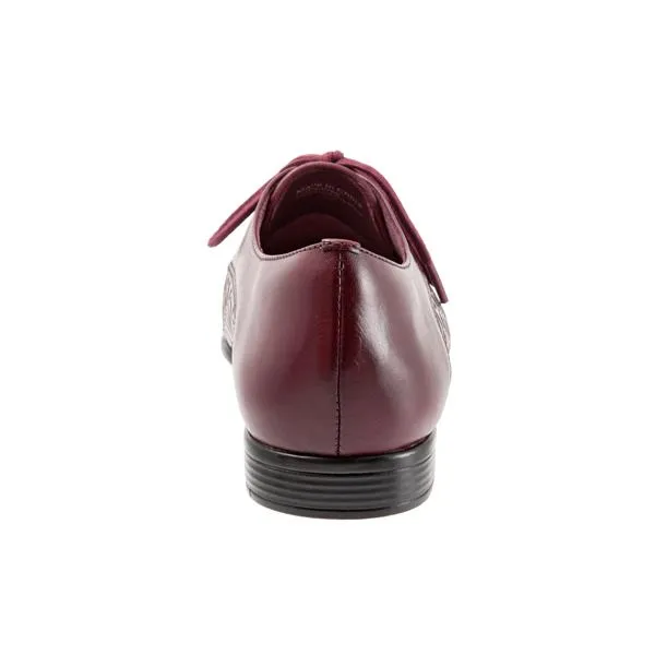 Lizzie Black Cherry Lace up Shoes