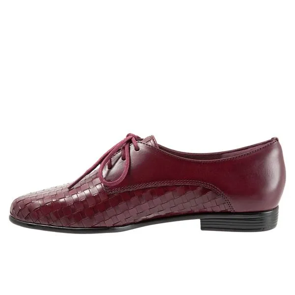 Lizzie Black Cherry Lace up Shoes