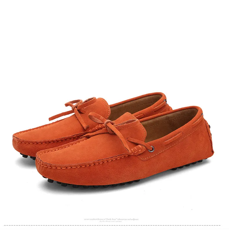 Men Nubuck Loafers Shoes Moccasins