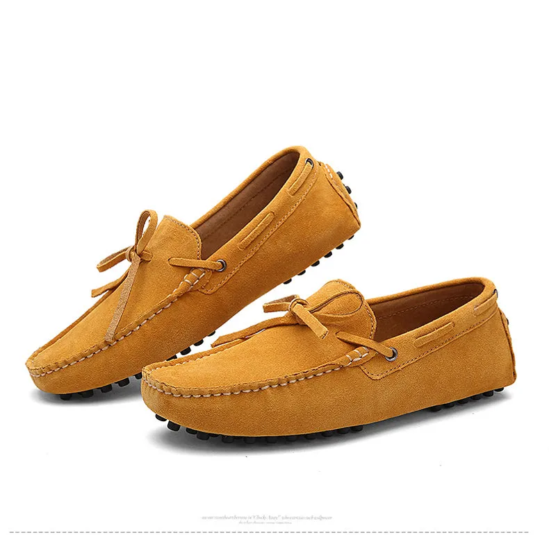 Men Nubuck Loafers Shoes Moccasins