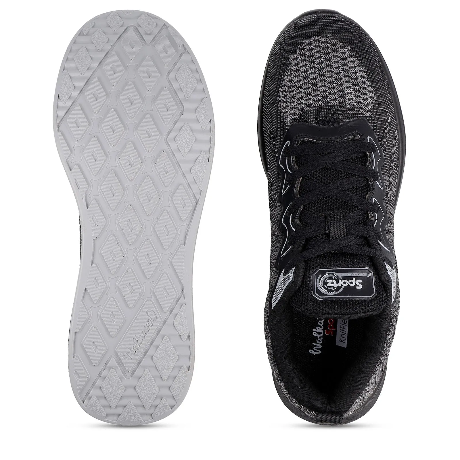 Men's Daily Wear Non Marking Sports Shoe  - WS6092 Black