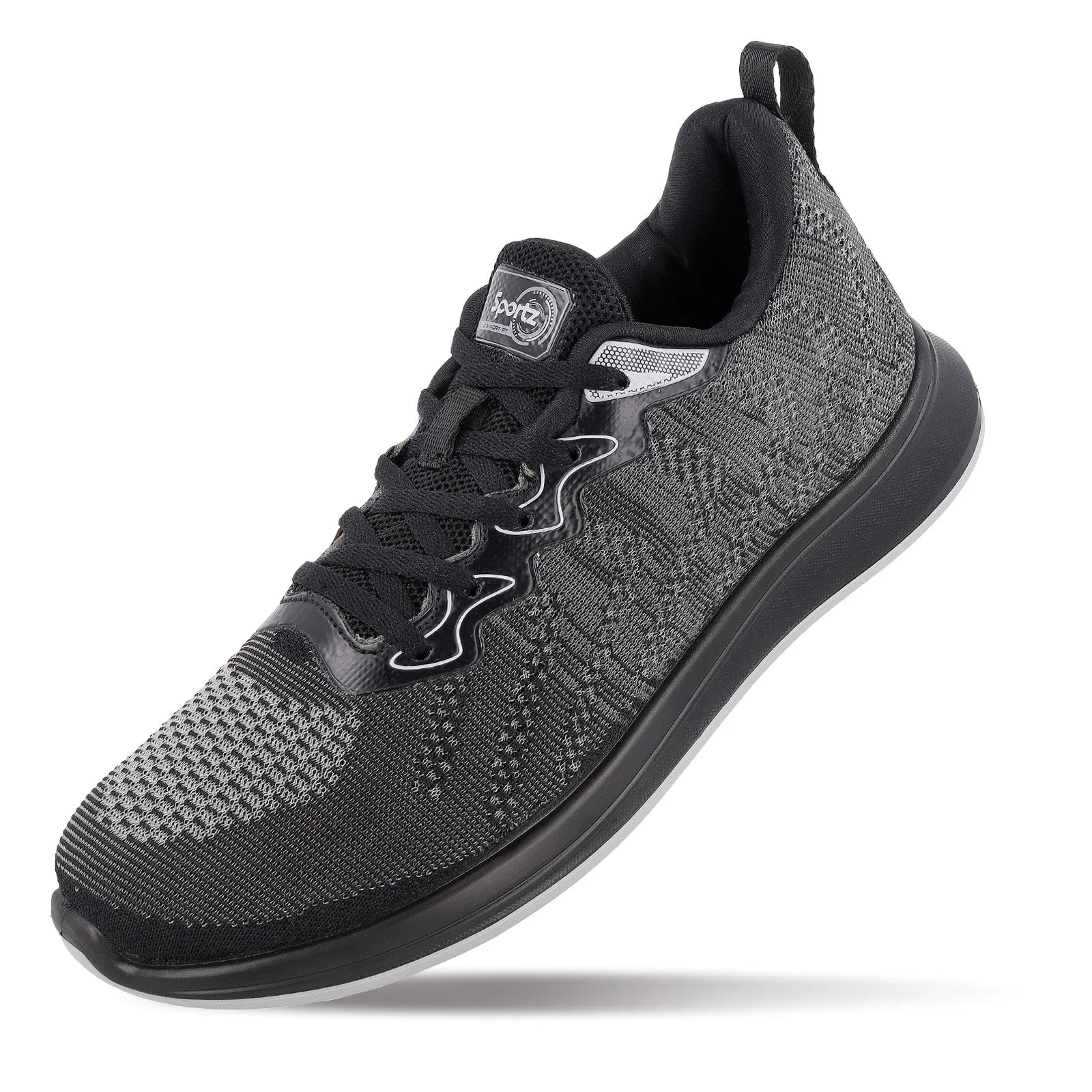 Men's Daily Wear Non Marking Sports Shoe  - WS6092 Black