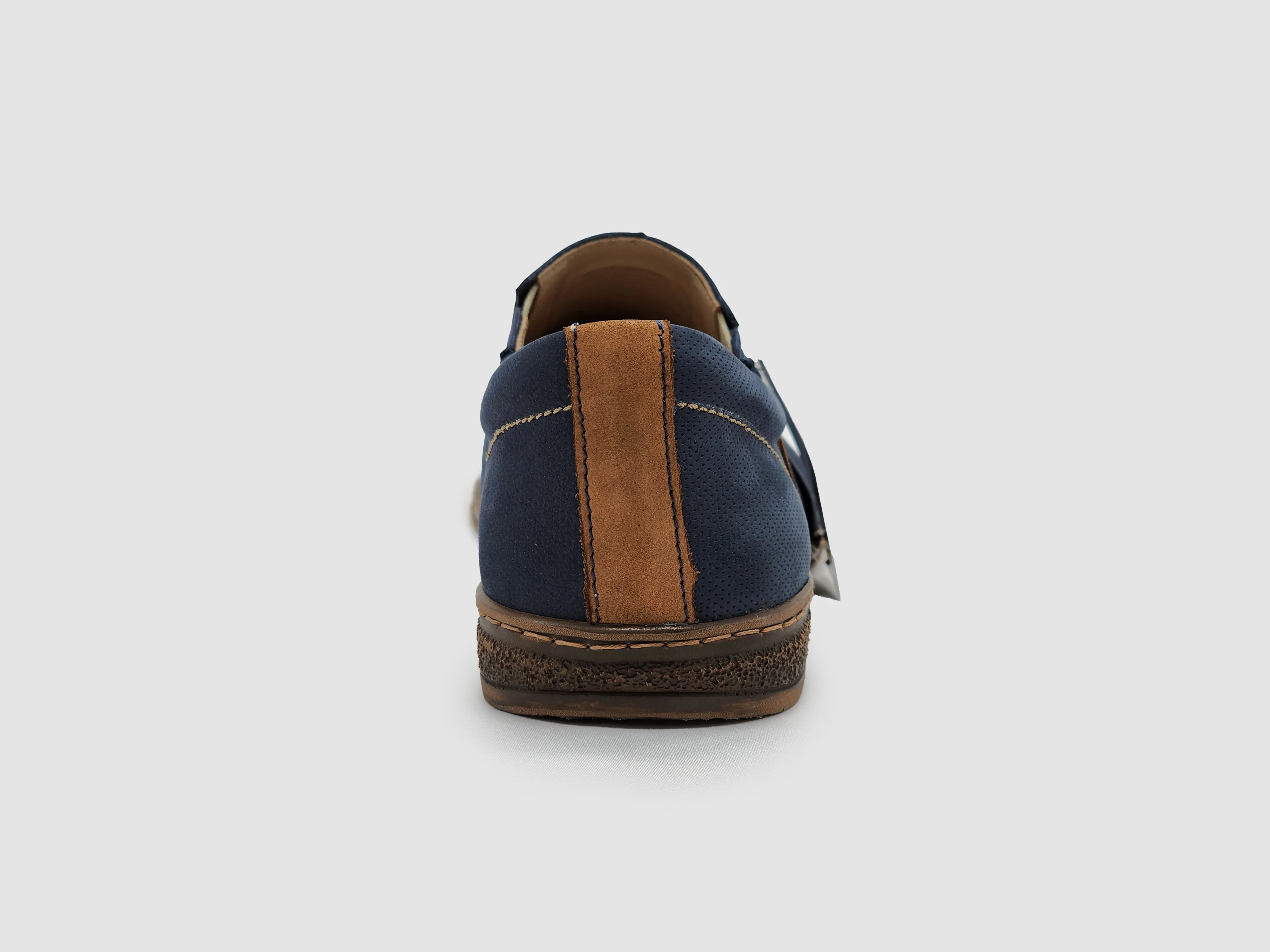 Men's Essential Leather Loafers - Navy