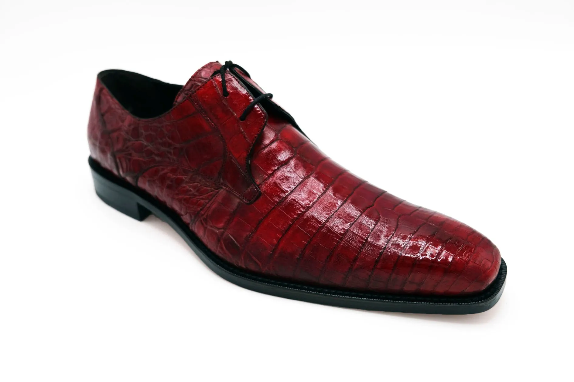 Mezlan 13584 - Antique Bloody Red Size 12