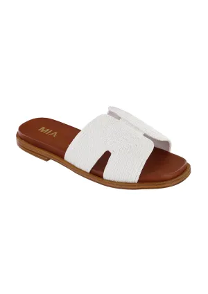 MIA Shoes Dia Woven Slide Sandals
