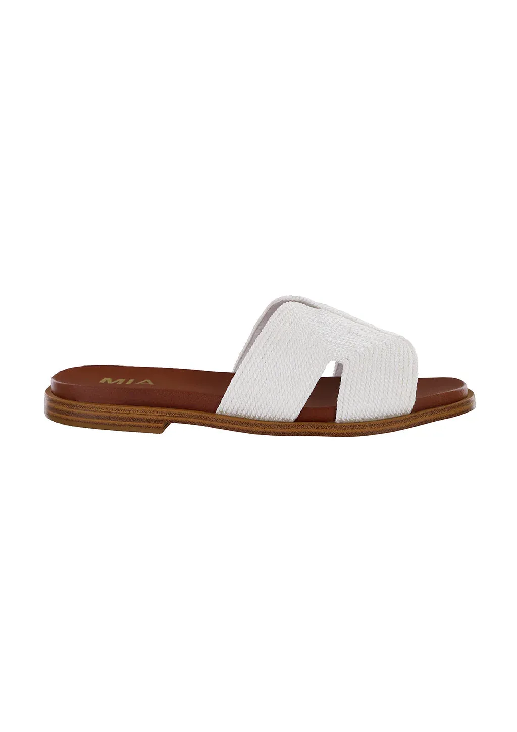 MIA Shoes Dia Woven Slide Sandals