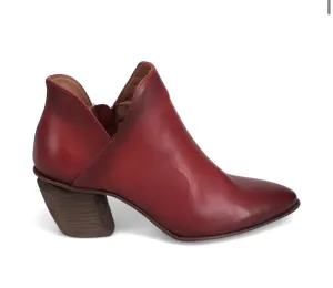 Miz Mooz Jupe Heeled Ankle Boot Antique Red