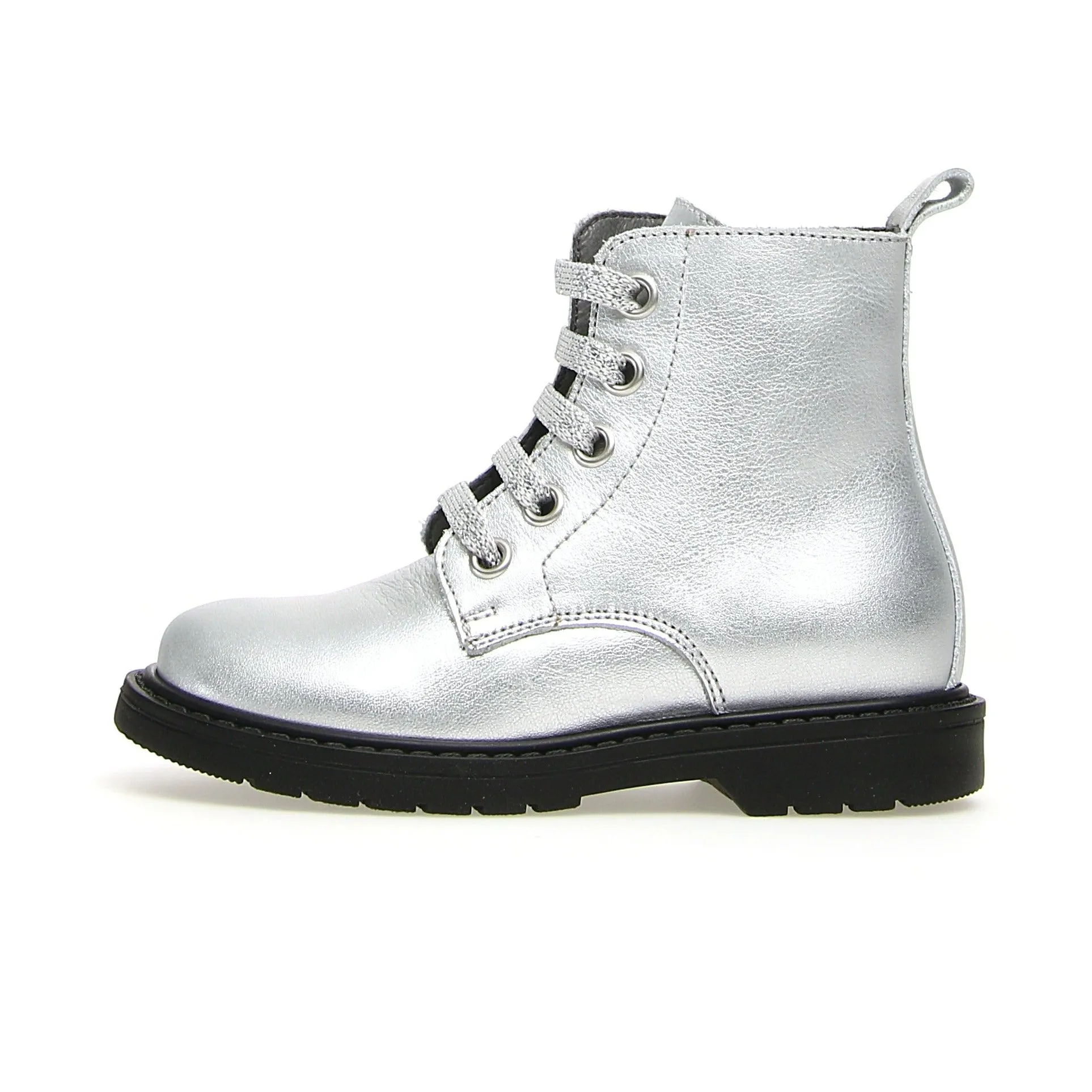 Naturino Girl's Barnett Boots - Silver