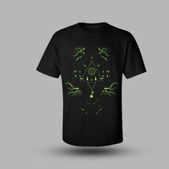 Organic Root Glow in the Dark Unisex T-shirt