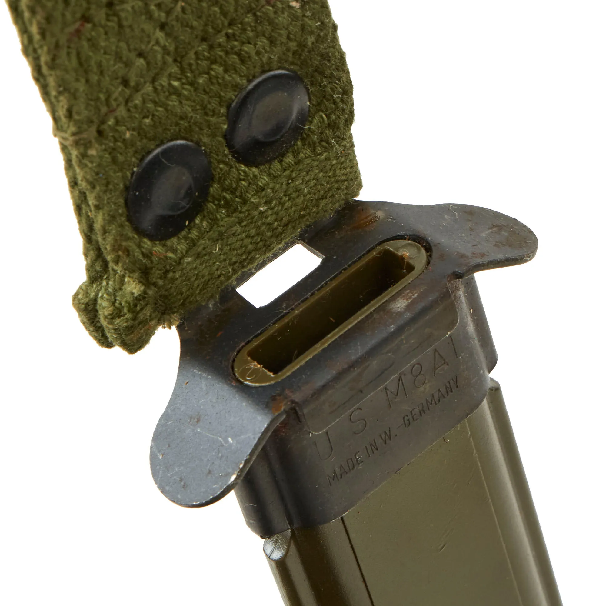 Original U.S. Cold War Haitian Contract M6 Bayonet for the M14 Rifle With M8A1 Scabbard By A. Eickhorn-Solingen (AES) In West Germany - Marked FAD’H “Forces Armées d'Haiti”