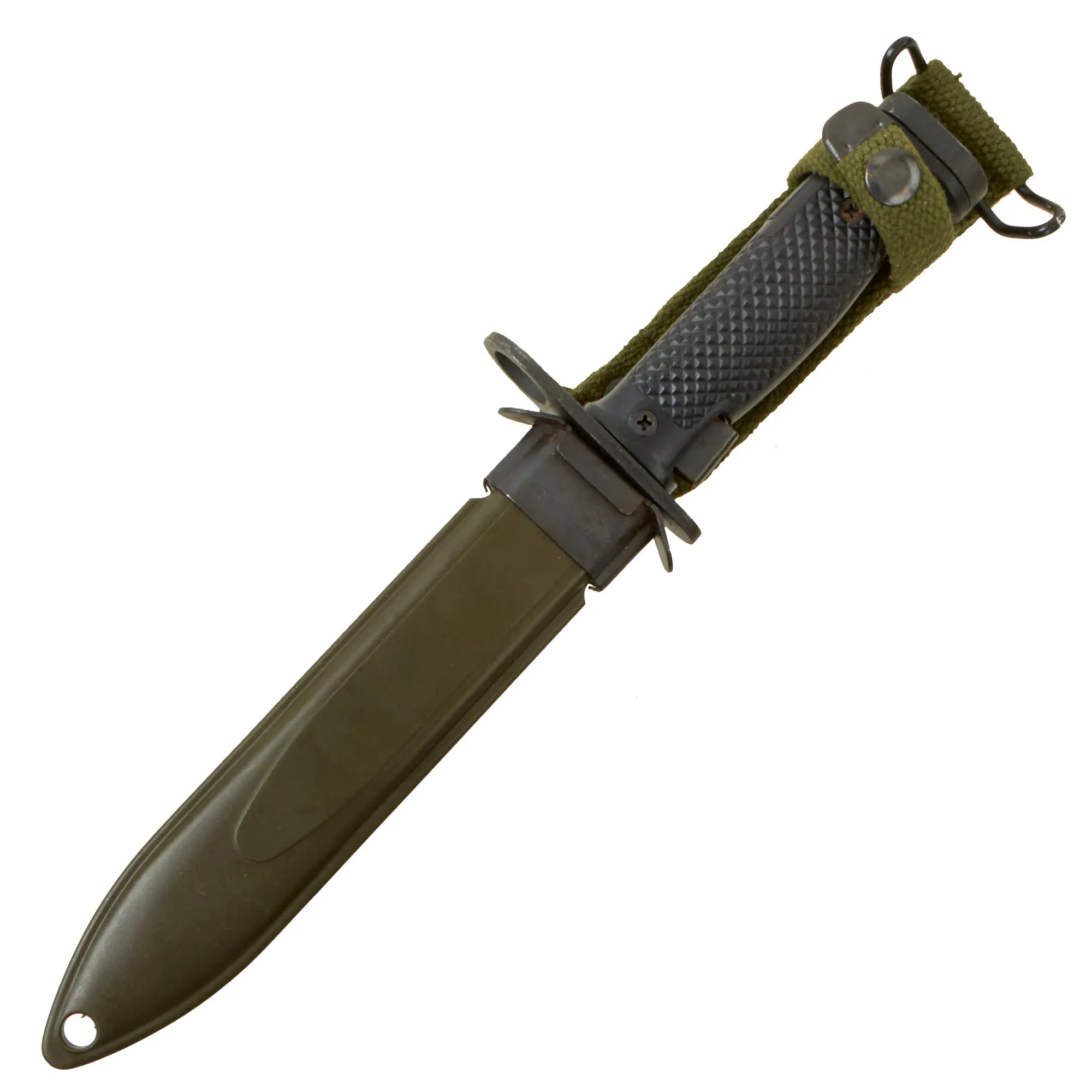 Original U.S. Cold War Haitian Contract M6 Bayonet for the M14 Rifle With M8A1 Scabbard By A. Eickhorn-Solingen (AES) In West Germany - Marked FAD’H “Forces Armées d'Haiti”