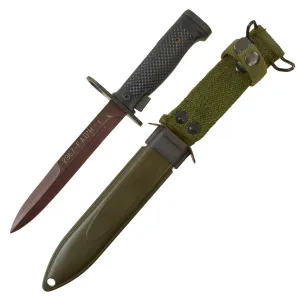 Original U.S. Cold War Haitian Contract M6 Bayonet for the M14 Rifle With M8A1 Scabbard By A. Eickhorn-Solingen (AES) In West Germany - Marked FAD’H “Forces Armées d'Haiti”