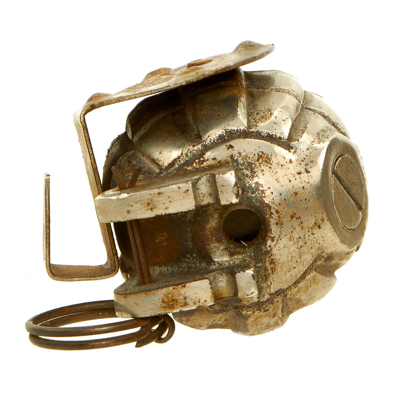 Original WWII British No.36 Mills Bomb Grenade Trench Art Ashtray