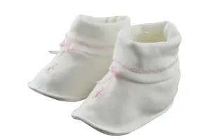 Pink Butterfly Booties