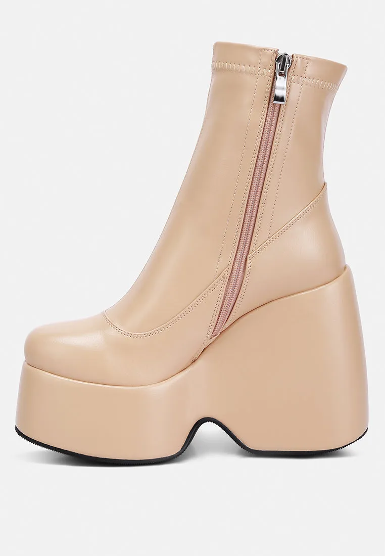 Purnell High Platform Ankle Boots