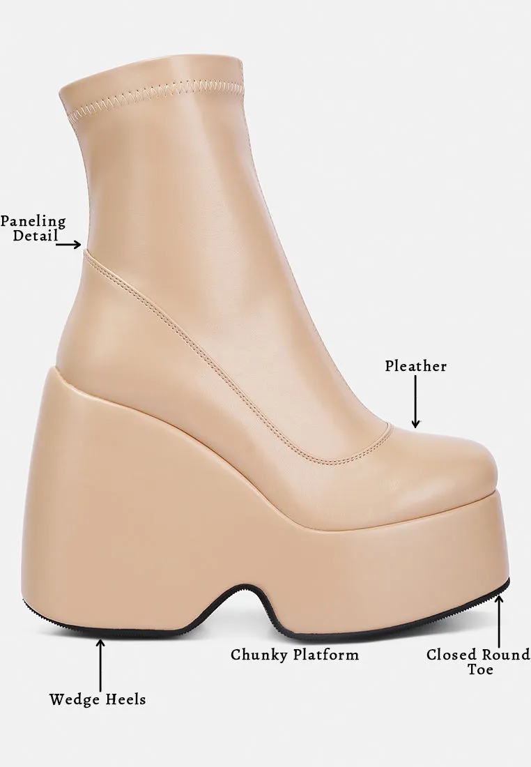 Purnell High Platform Ankle Boots