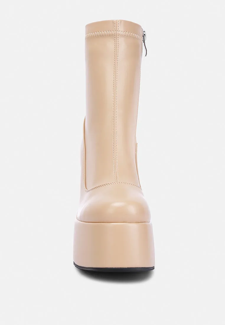 Purnell High Platform Ankle Boots