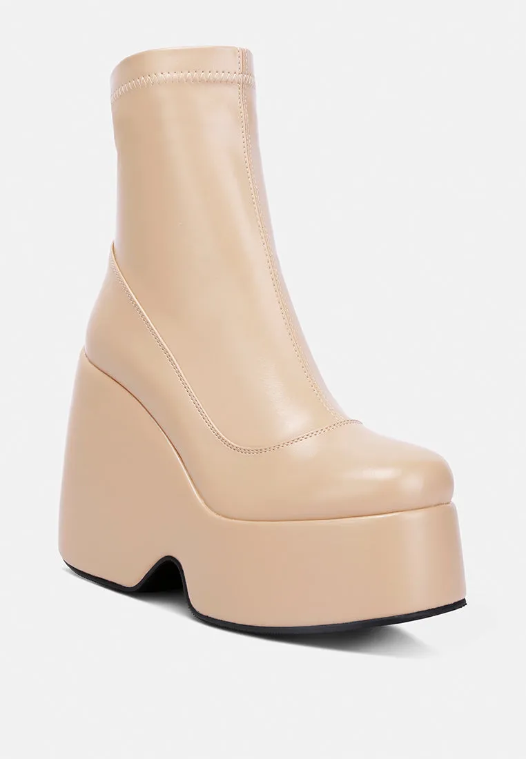 Purnell High Platform Ankle Boots