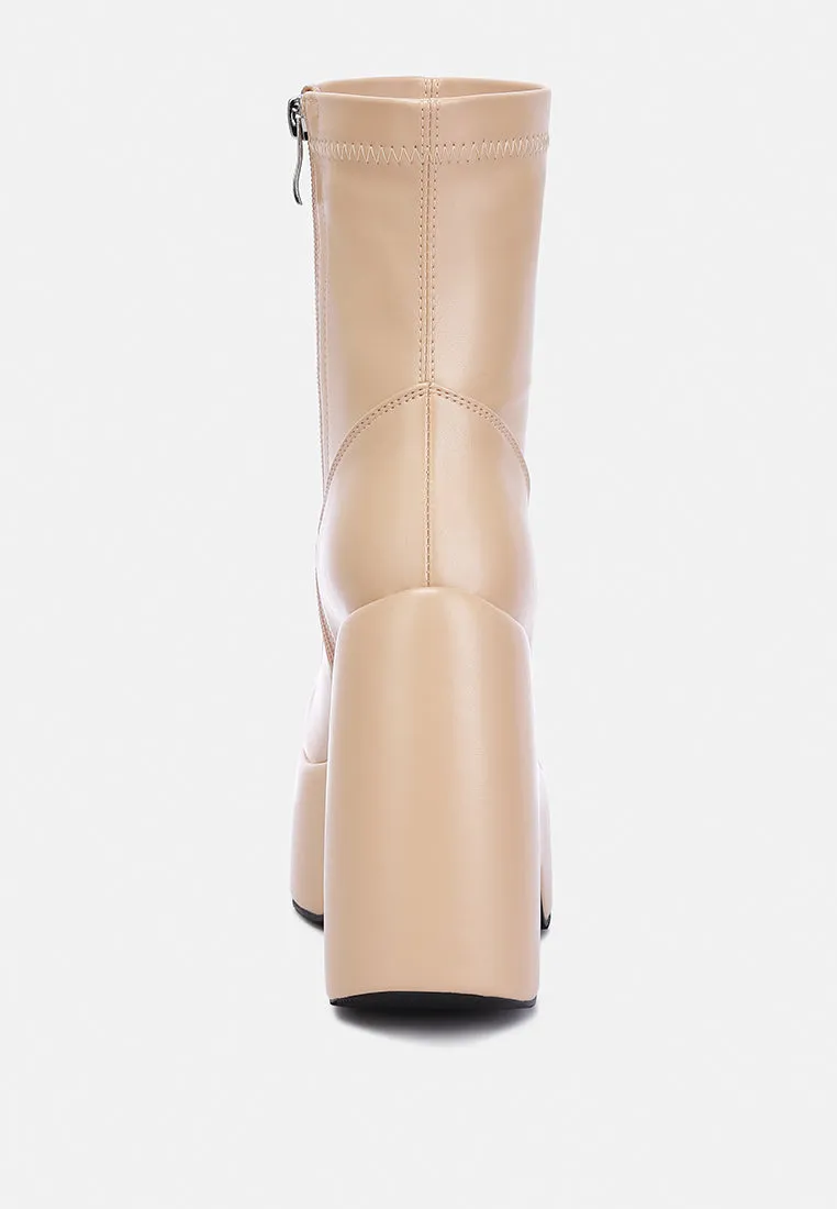 Purnell High Platform Ankle Boots