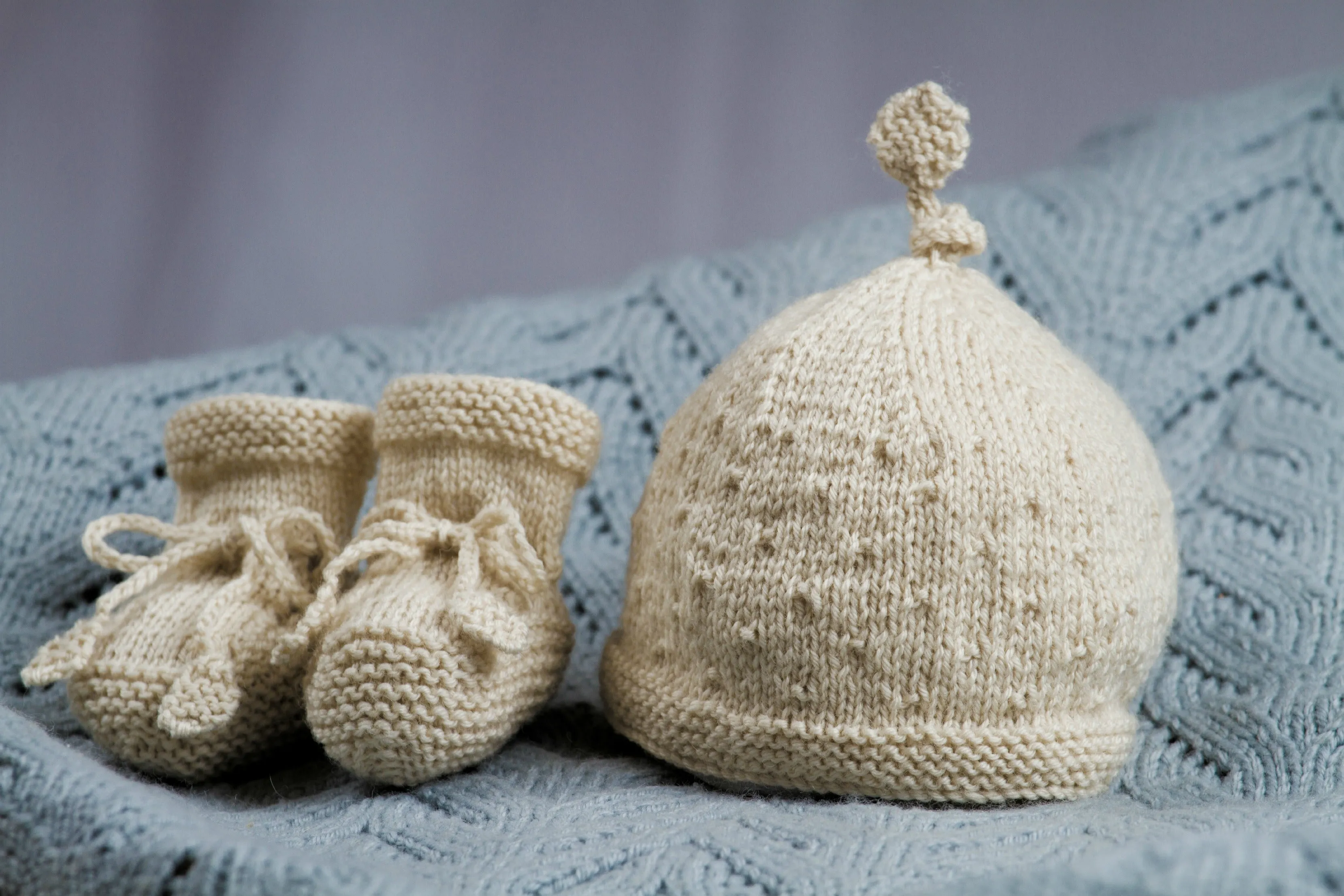 Rock a Bye Baby Hat and Booties