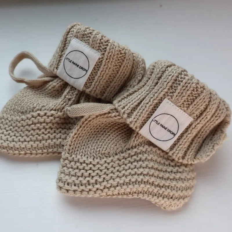Romper & Booties Bundle - Beige