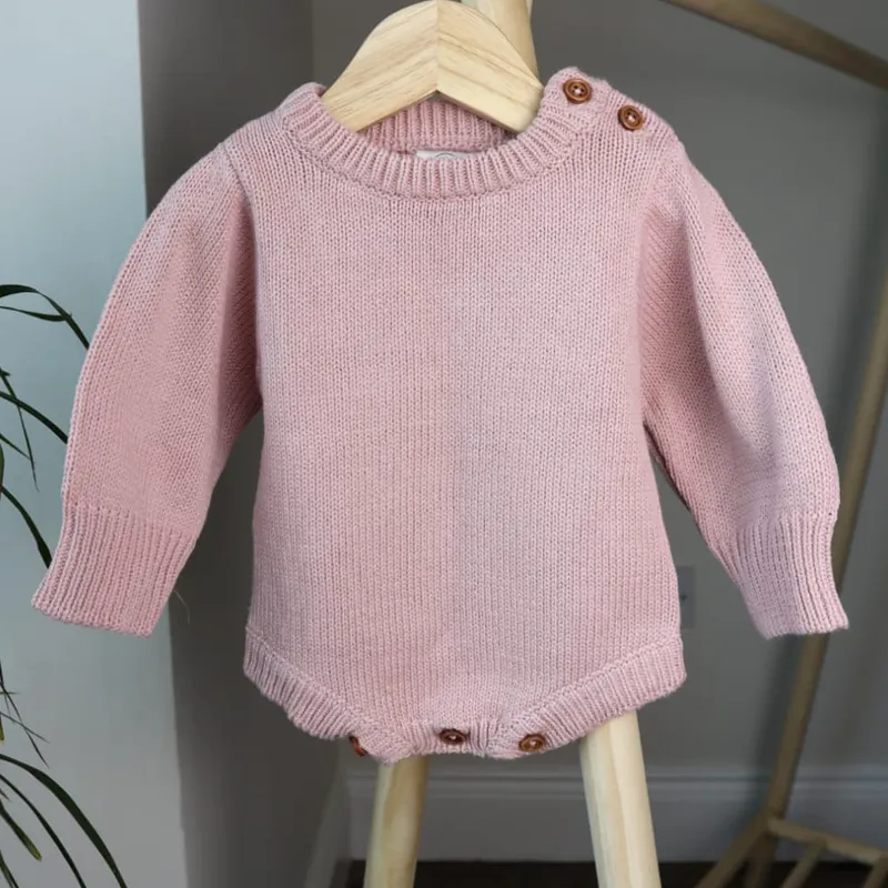 Romper & Booties Bundle - Dusky Pink