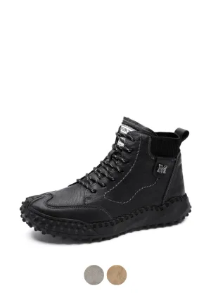Silver Men's Winter Boots