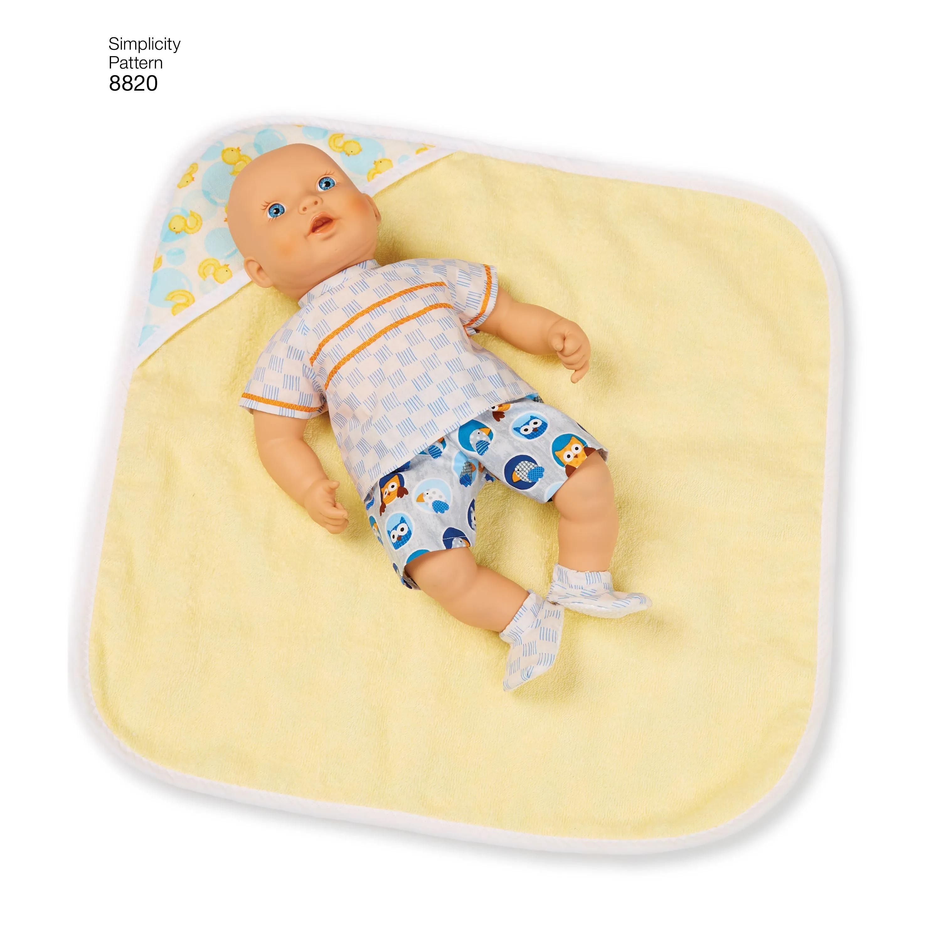 Simplicity Pattern 8820 15" Baby Doll Clothes