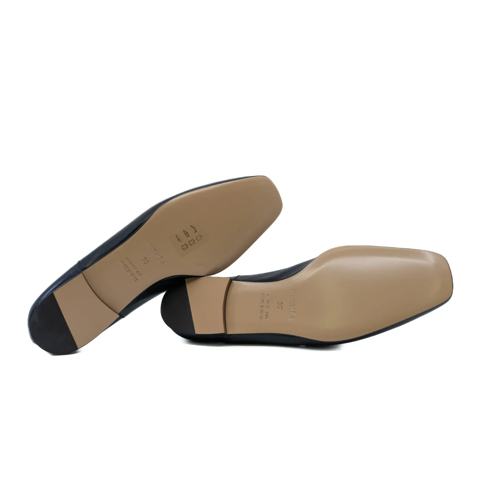 Time Loafer in Goatskin with Openwork Hardware Black #36
