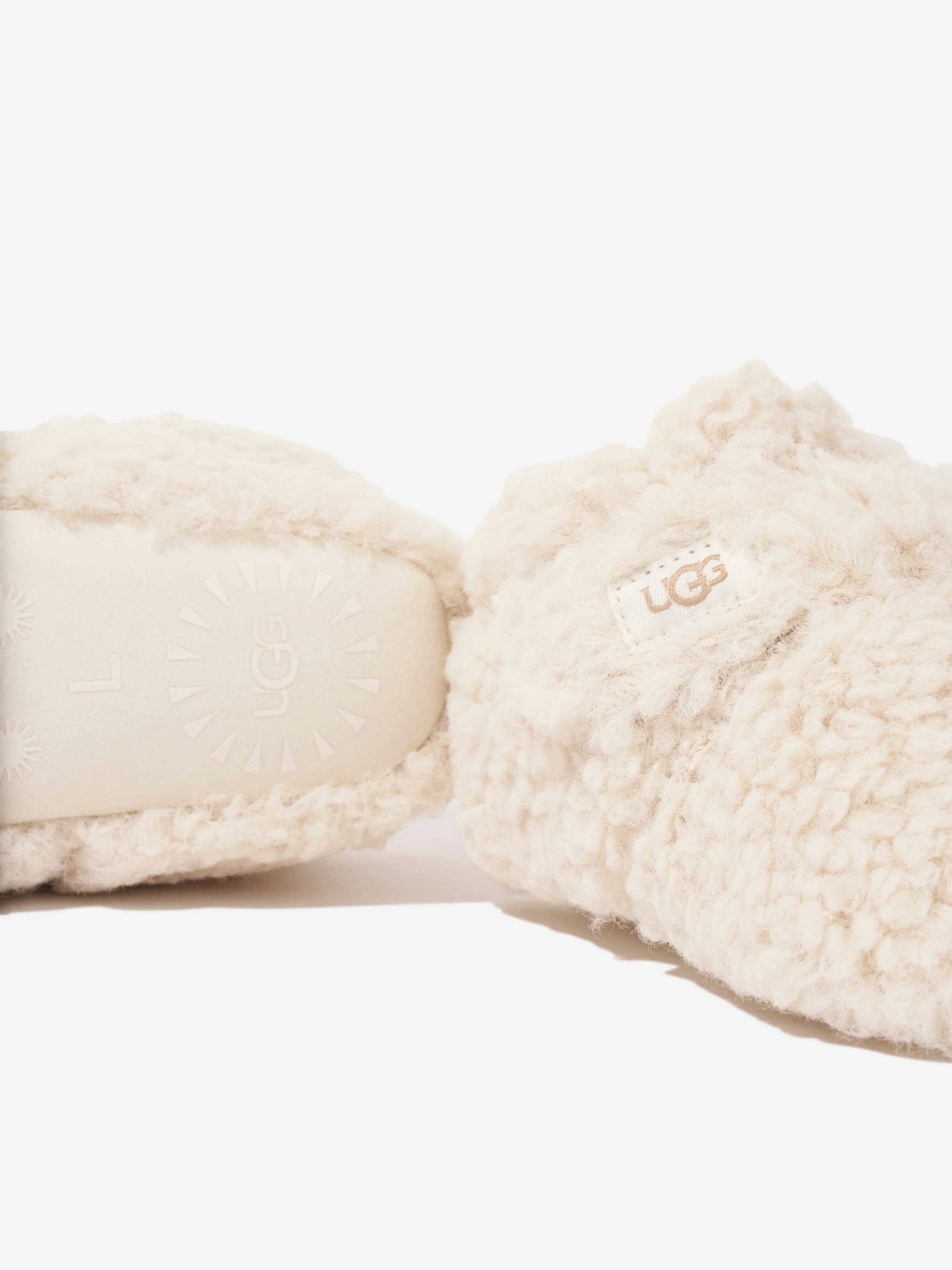 UGG Baby Faux Fur Bixbee Booties