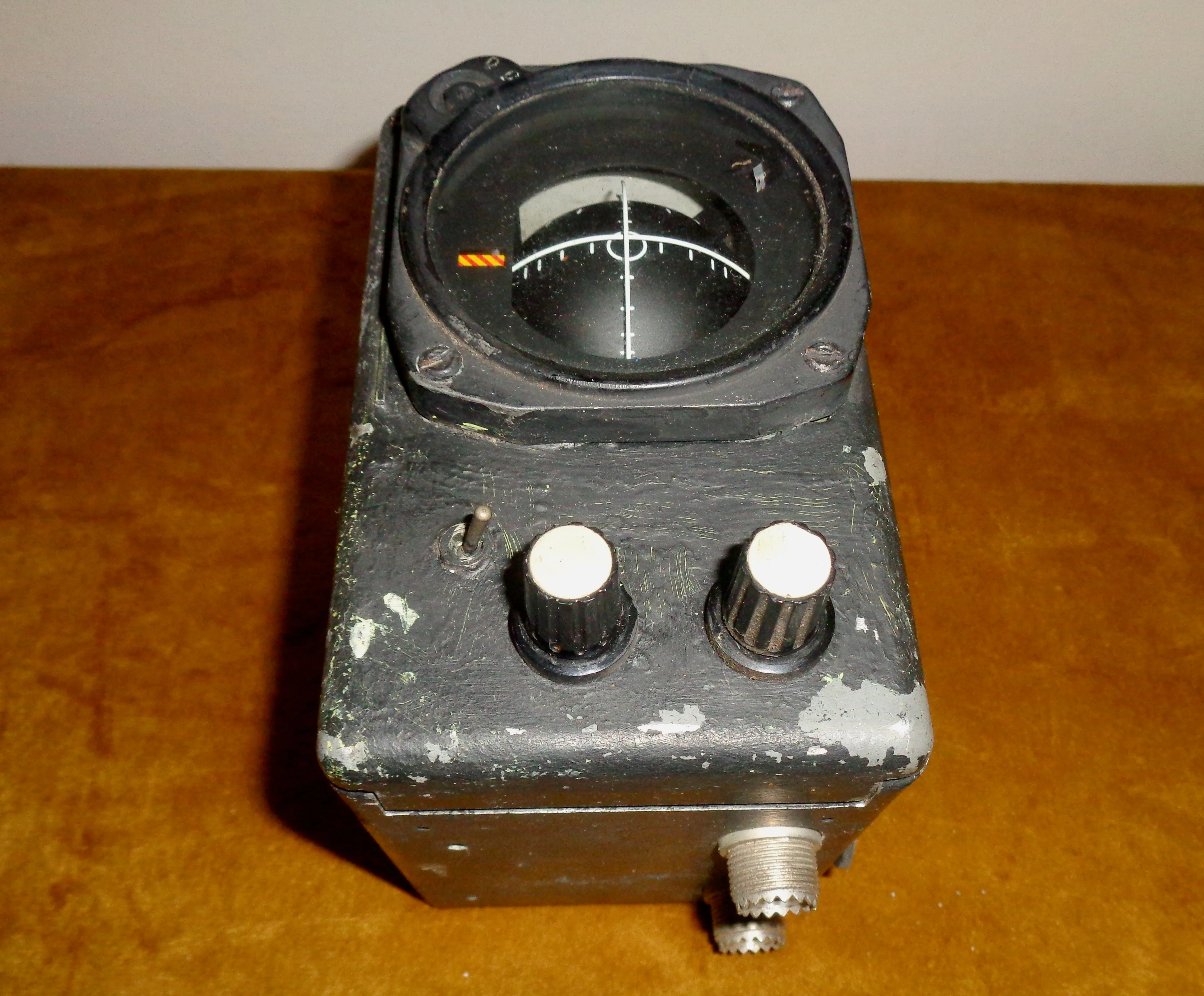 Vintage Attitude indicator Artificial Horizon Flight Instrument