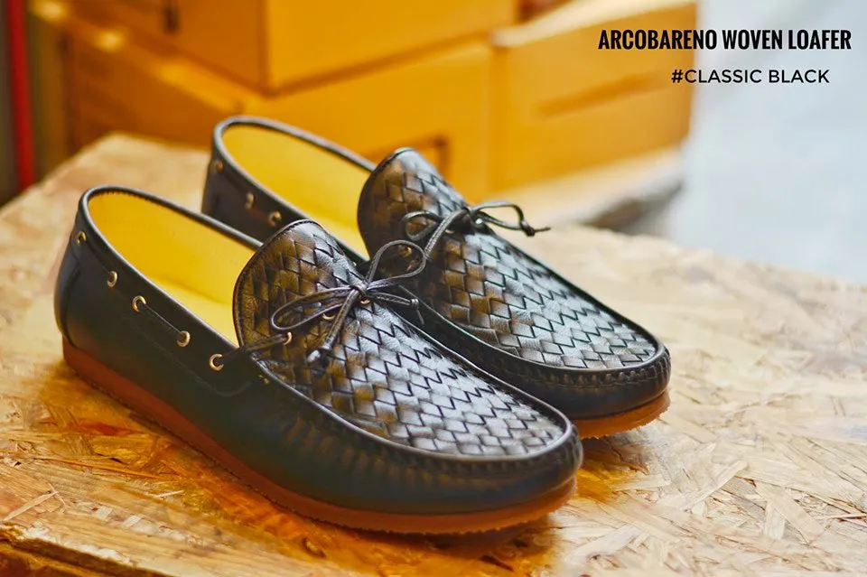 W821 Classic Woven Loafer Matt Black